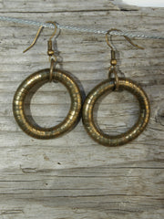 Hoop Twist Earrings by Snake Twist, 5mm Skinny