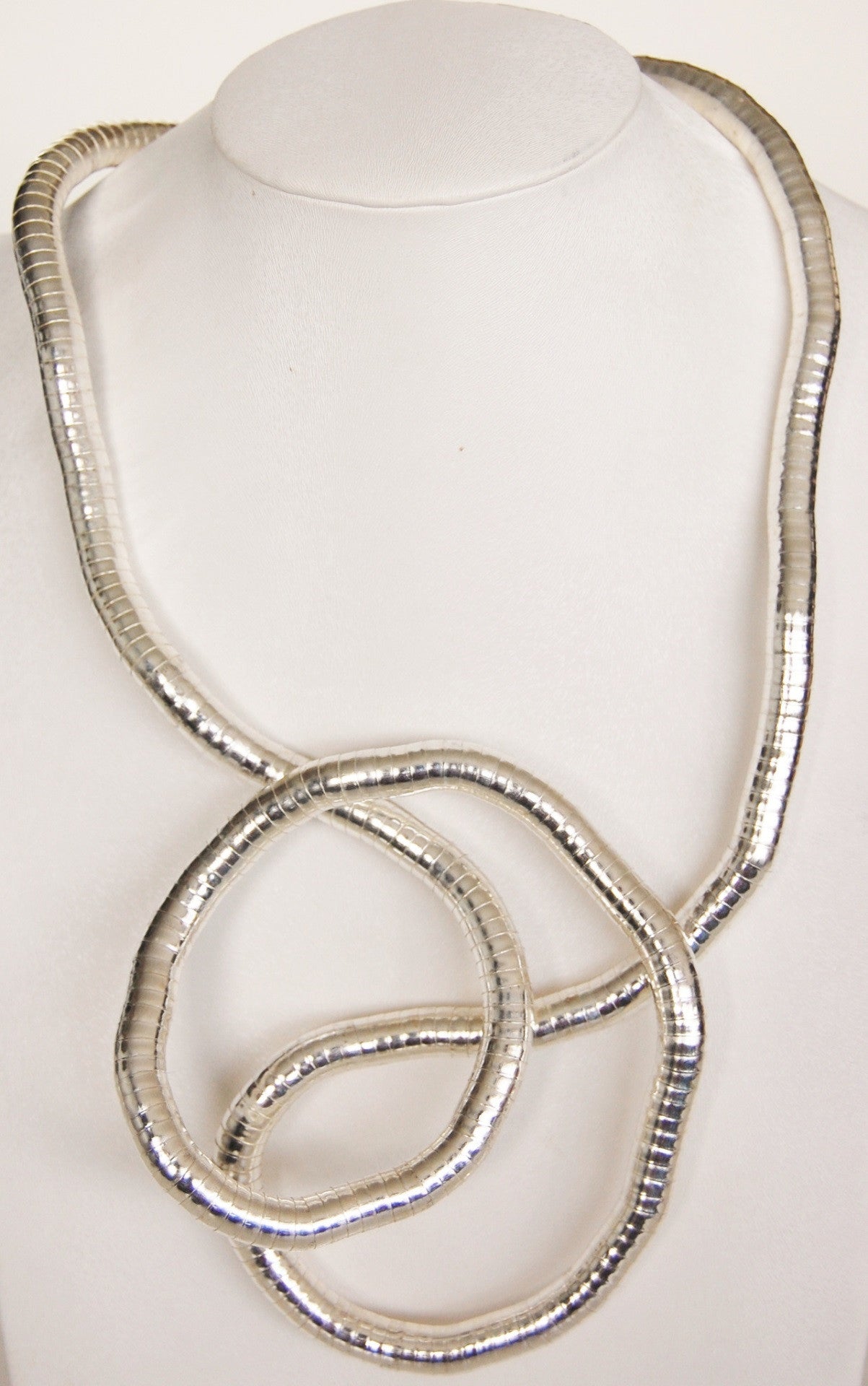 8mm 36" silver snaketwist