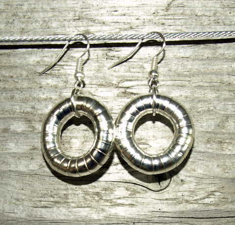 Silver 5mm Hoop Earrings