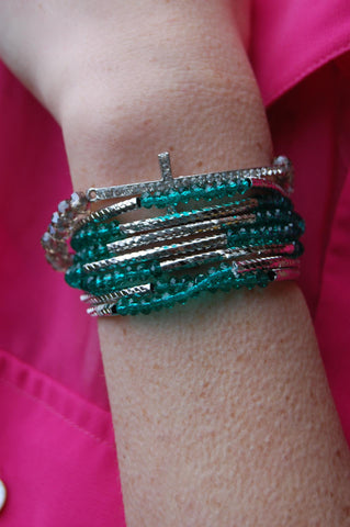Green Wrap Around Bracelet