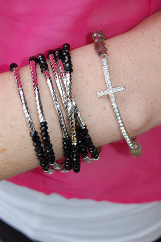 Black Wrap Around Bracelet