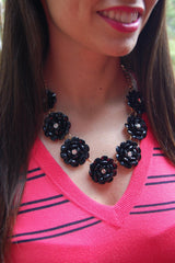 Black Rose Necklace