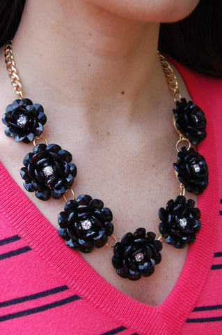 Black Rose Necklace