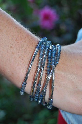 Blue Wrap Around Bracelet