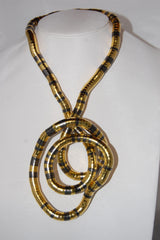 Gold and Gun Metal 8mm, 36 Inches Long
