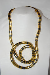 Gold and Gun Metal 8mm, 36 Inches Long