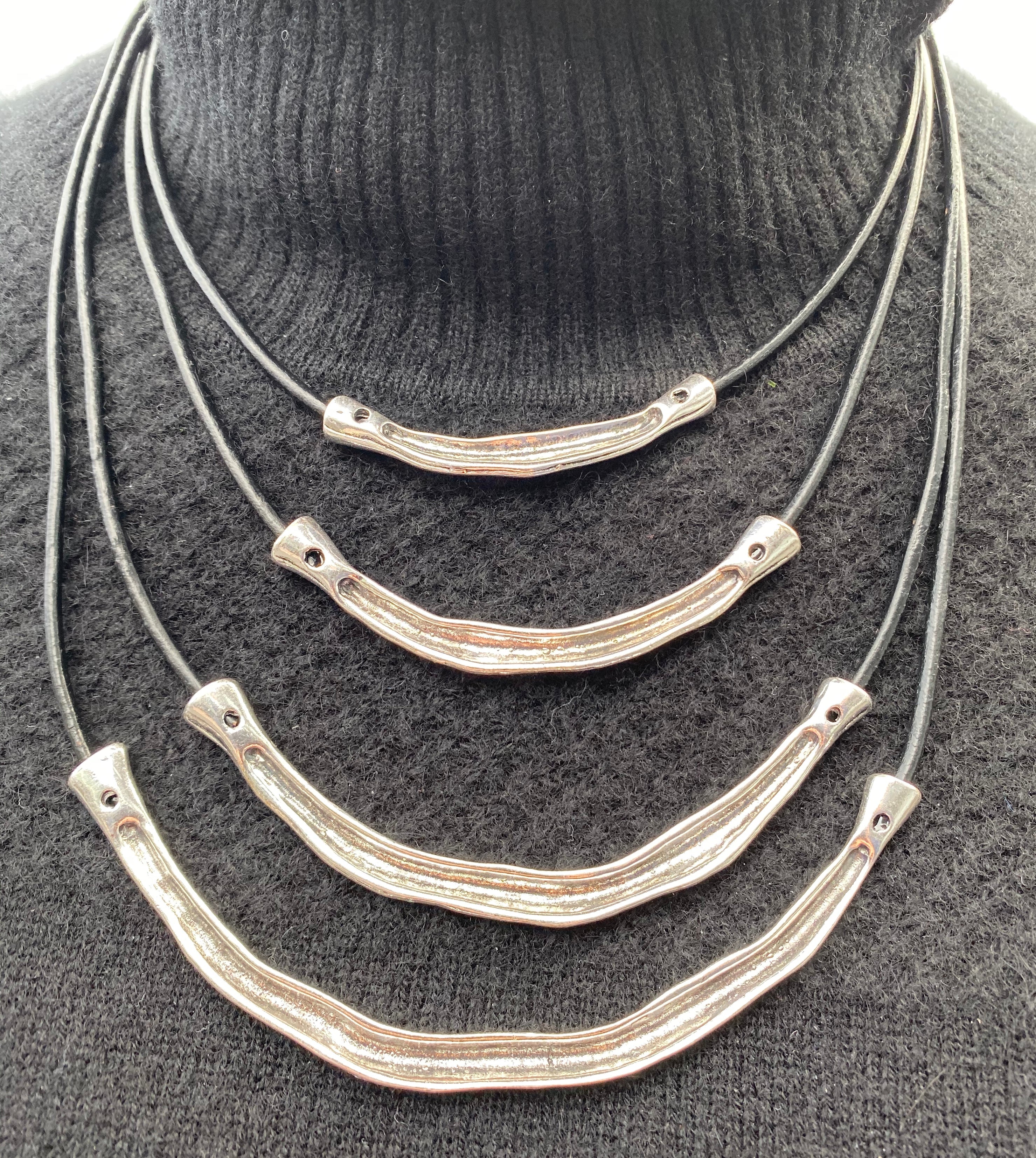 Silver Layered Necklace