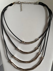 Silver Layered Necklace