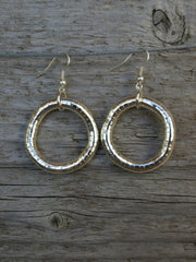 Hoop Twist Earrings by Snake Twist, 5mm Skinny
