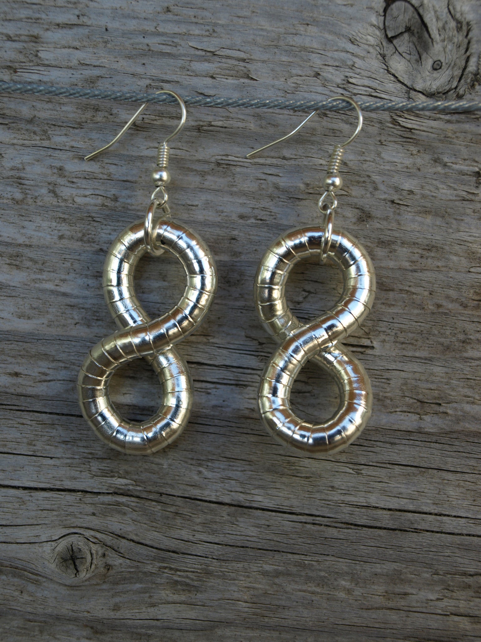 Hoop Twist Earrings by Snake Twist, 5mm Skinny