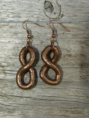 Hoop Twist Earrings by Snake Twist, 5mm Skinny