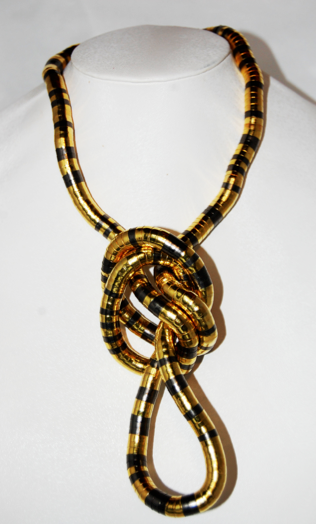 Gold and Gun Metal 8mm, 36 Inches Long