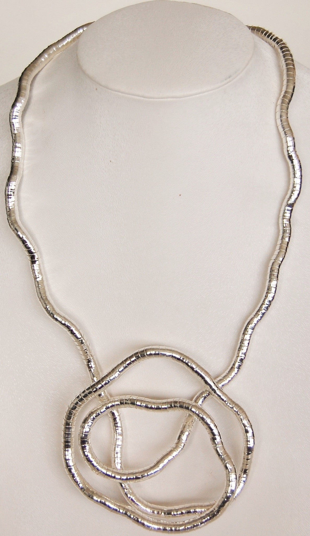 Silver Snake Twist, 5mm Thick, 48" Circumference