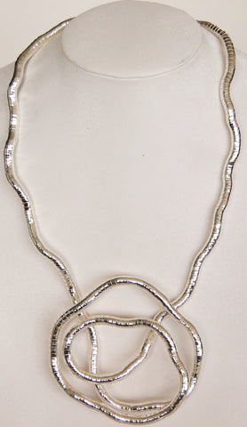 Silver SnakeTwist, 5mm Thick, 36" Circumference