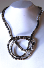 Gun Metal & Silver, 36 inches long